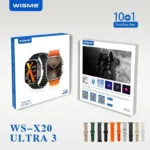 ساعت هوشمند ۲.۵ اینچی ویسمی مدل WS-X20 Ultra با بند سیلیکونی - تصویر 3